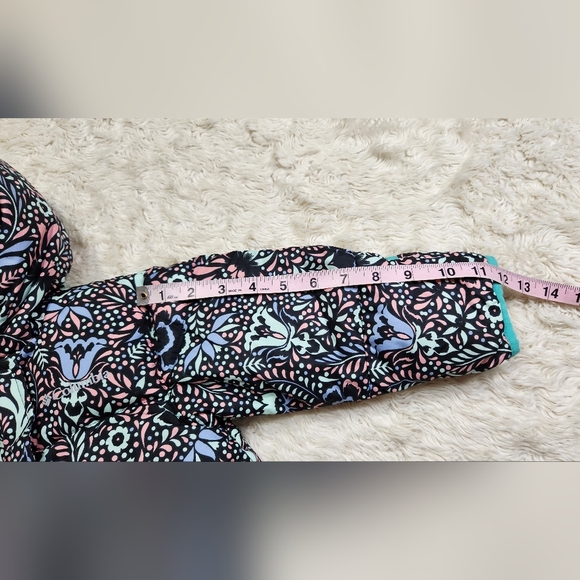 Columbia Snuggly Bunny Bunting Girls 18 - 24 Months Teal Purple Pink Mint Floral - Picture 10 of 14